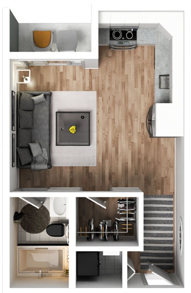 The Hemlock A105 floor plan